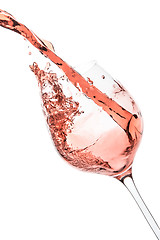 Image showing rose wine