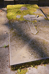 Image showing old graveyard in Prag