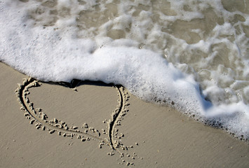 Image showing Beach Heart