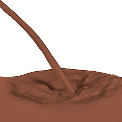 Image showing splashing milk