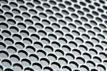 Image showing abstract metallic grid