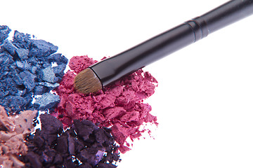 Image showing crushed eyeshadows