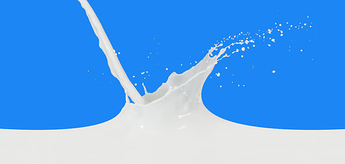 Image showing milk splash