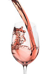 Image showing rose wine