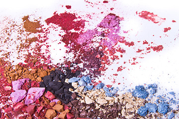 Image showing crushed eyeshadow