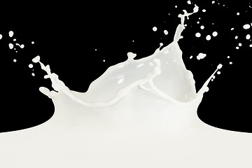 Image showing milk splash