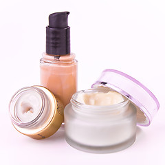 Image showing creams and makeup