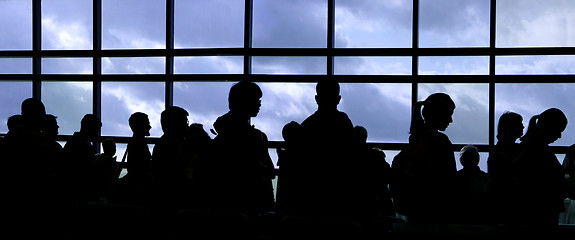 Image showing People silhouette