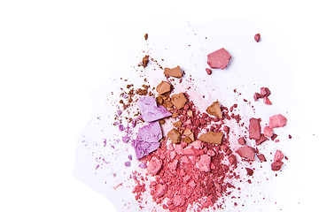 Image showing crushed eyeshadow