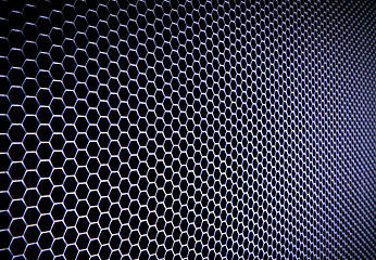 Image showing abstract metallic grid