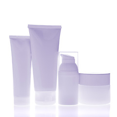 Image showing cosmetic bottles