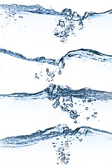 Image showing water splashing set