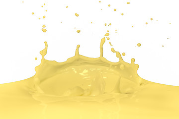 Image showing splashing milk