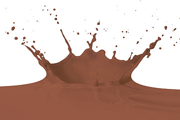 Image showing splashing milk