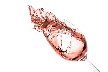 Image showing rose wine