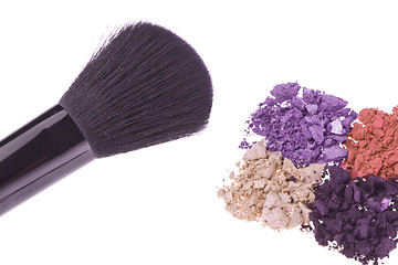 Image showing crushed eyeshadows