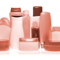 Image showing cosmetic bottles