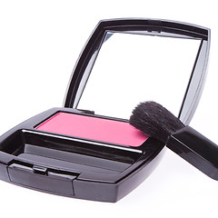 Image showing compact blush with brush