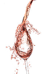 Image showing rose wine