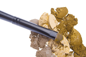 Image showing crushed eyeshadows