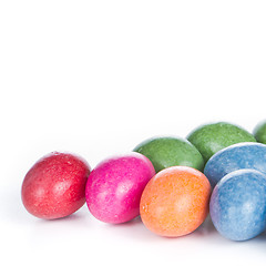 Image showing easter eggs isolated