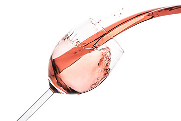 Image showing rose wine