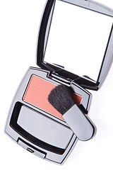 Image showing compact blush with brush