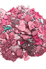 Image showing crushed eyeshadows