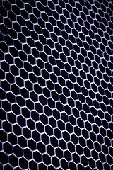 Image showing abstract metallic grid