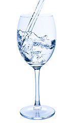 Image showing pouring water into glass