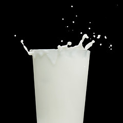 Image showing milk splash