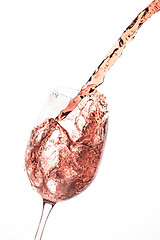 Image showing rose wine