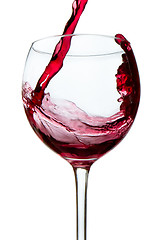 Image showing pouring red wine 