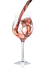 Image showing rose wine