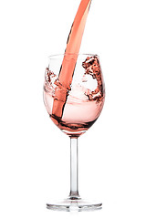 Image showing rose wine