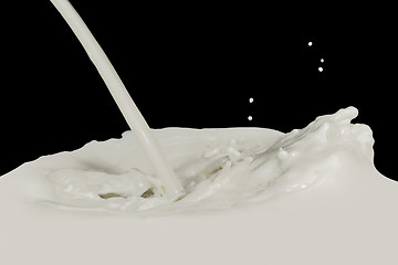 Image showing milk splash