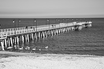 Image showing wooden pier