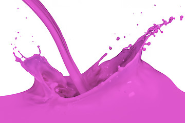 Image showing splashing paint