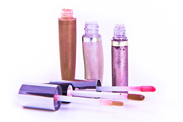 Image showing lip glosses