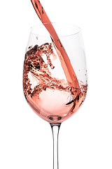 Image showing rose wine