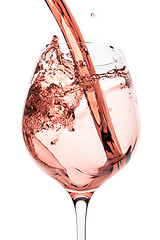 Image showing rose wine