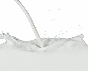 Image showing milk splash