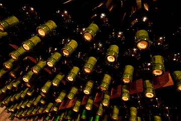 Image showing wine bottles