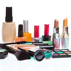 Image showing set of cosmetic products