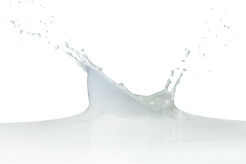 Image showing milk splash