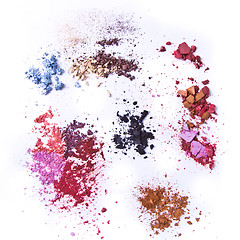 Image showing crushed eyeshadow