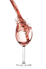 Image showing rose wine