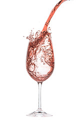 Image showing rose wine