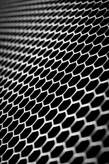 Image showing abstract metallic grid