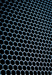 Image showing abstract metallic grid